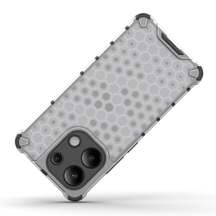 For Redmi Note 13 4G Global Shockproof Honeycomb Phone Case(Black) - Xiaomi Cases by PMC TechLife | Online Shopping South Africa | PMC TechLife | Buy Now Pay Later Mobicred