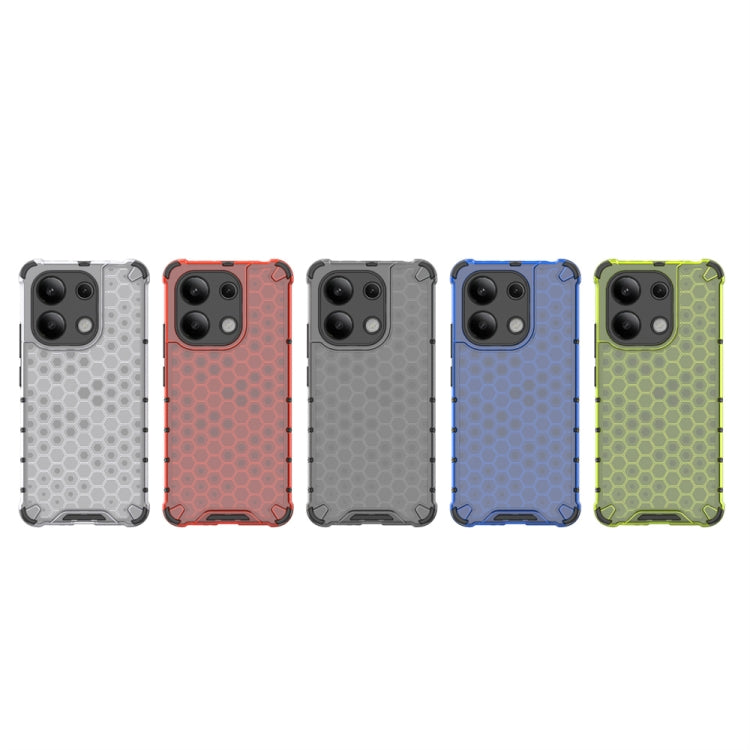 For Redmi Note 13 4G Global Shockproof Honeycomb Phone Case(Black) - Xiaomi Cases by PMC TechLife | Online Shopping South Africa | PMC TechLife | Buy Now Pay Later Mobicred