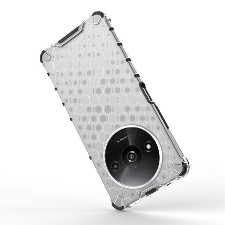 For Xiaomi Redmi A3 Shockproof Honeycomb Phone Case(Blue) - Xiaomi Cases by PMC TechLife | Online Shopping South Africa | PMC TechLife | Buy Now Pay Later Mobicred