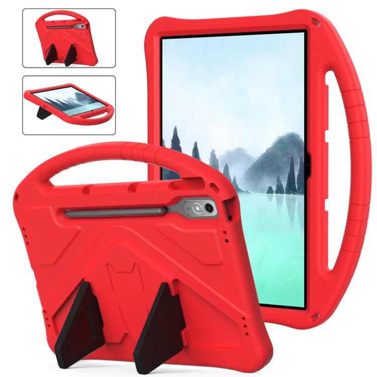 For Lenovo Xiaoxin Pad Pro 12.7 2025 EVA Shockproof Tablet Case with Holder(Red) - Lenovo by PMC TechLife | Online Shopping South Africa | PMC TechLife | Buy Now Pay Later Mobicred