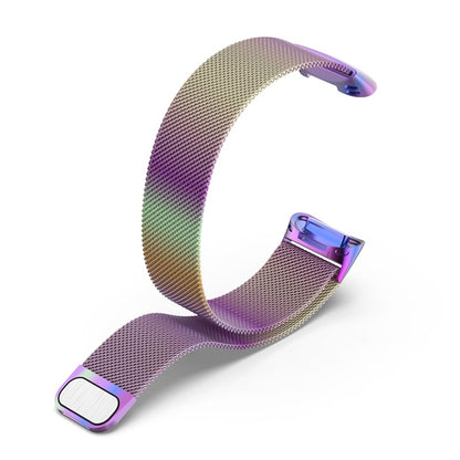 For Fitbit Charge 6 Milan Magnetic Metal Steel Mesh Watch Band(Colorful) - Watch Bands by PMC Jewellery | Online Shopping South Africa | PMC Jewellery | Buy Now Pay Later Mobicred