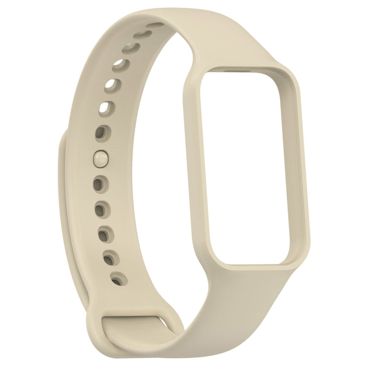 For Xiaomi Mi Band 8 Active Solid Color Integrated Silicone Watch Band(Stralight Color) - free shipping - PMC TechLife - Order now!