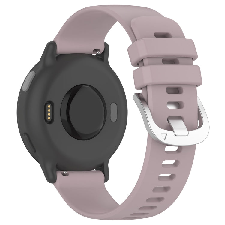 For Garmin Vivoactive 5 Liquid Glossy Silver Buckle Silicone Watch Band(Purple) - free shipping - PMC TechLife - Order now!