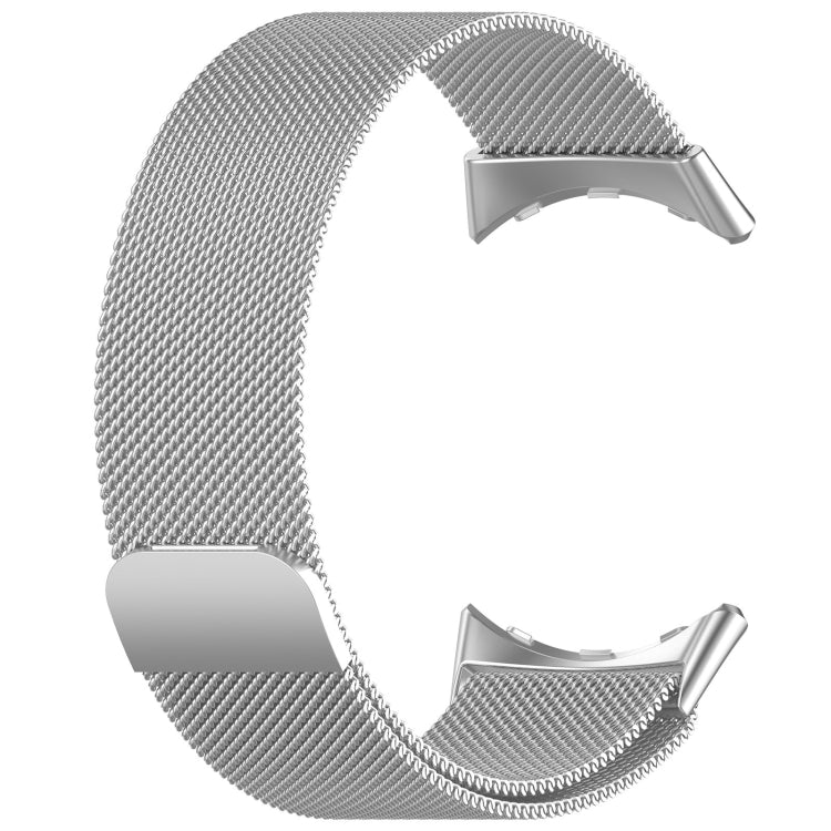 For Google Pixel Watch 2 Milan Magnetic Steel Mesh Watch Band(Silver) - Watch Cases by PMC TechLife | Online Shopping South Africa | PMC TechLife | Buy Now Pay Later Mobicred