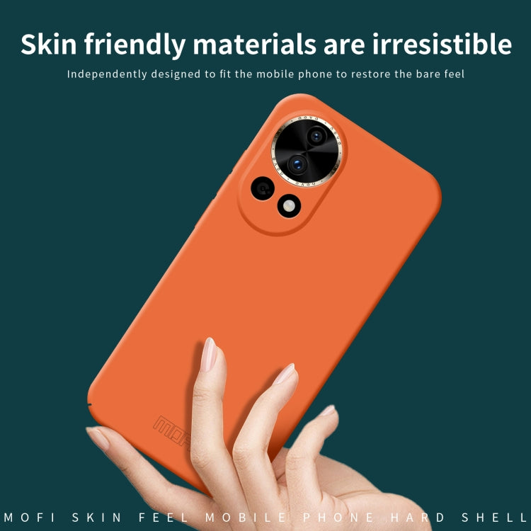 For Huawei nova 12 MOFI Qin Series Skin Feel All-inclusive PC Phone Case(Gray) - Huawei Cases by MOFI | Online Shopping South Africa | PMC TechLife | Buy Now Pay Later Mobicred