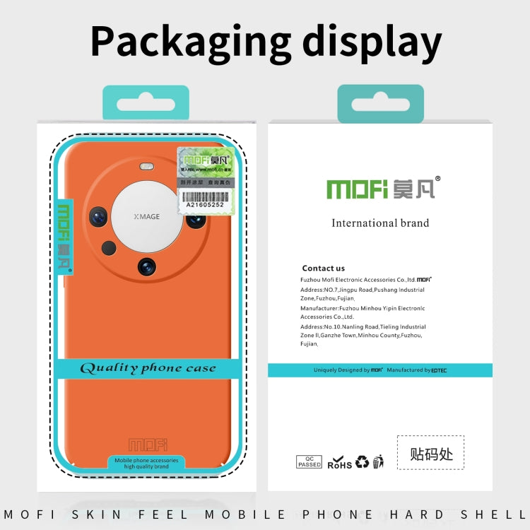 For Huawei Mate 60 MOFI Qin Series Skin Feel All-inclusive PC Phone Case(Blue) - Huawei Cases by MOFI | Online Shopping South Africa | PMC TechLife