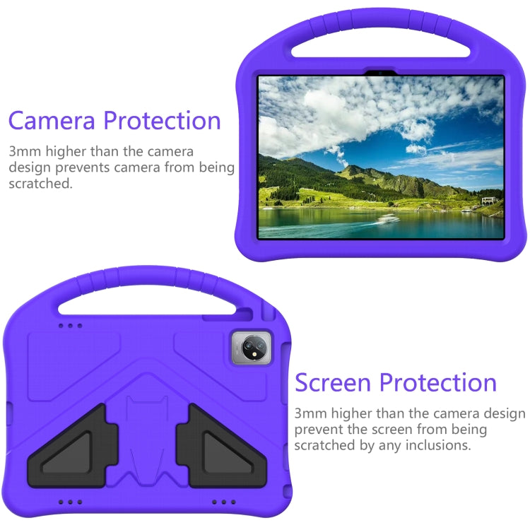 For Teclast M40 SE 2022 EVA Shockproof Tablet Case with Holder(Purple) - Teclast by PMC TechLife | Online Shopping South Africa | PMC TechLife | Buy Now Pay Later Mobicred