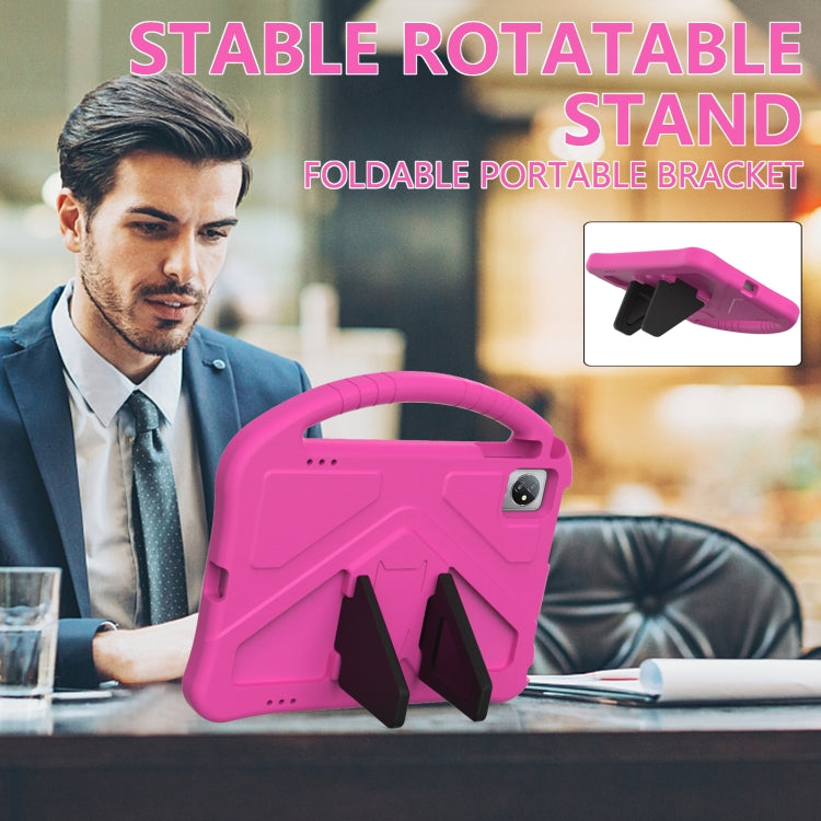 For Teclast M40 SE 2022 EVA Shockproof Tablet Case with Holder(Rose Red) - Teclast by PMC TechLife | Online Shopping South Africa | PMC TechLife | Buy Now Pay Later Mobicred