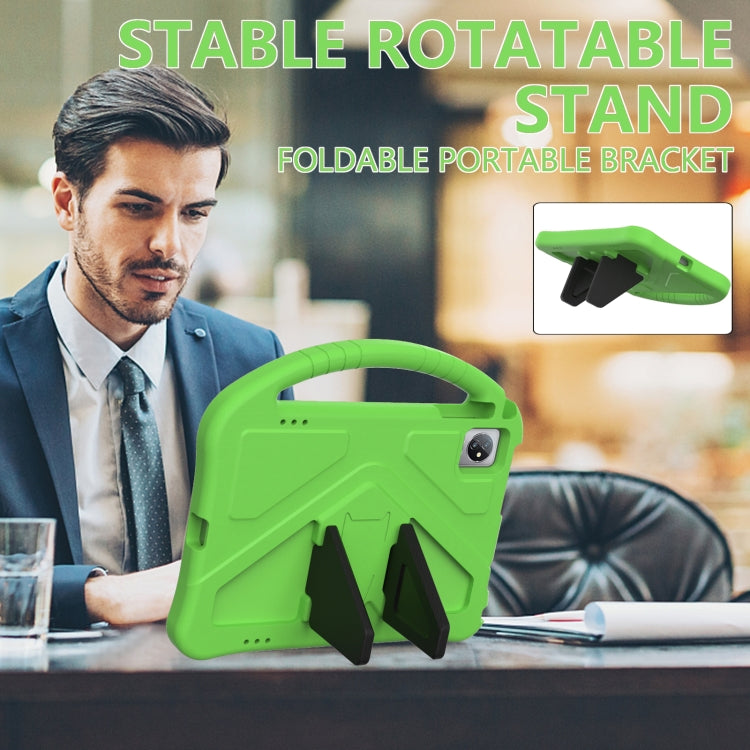 For Blackview Tab 8 WiFi 10.1 2023 EVA Shockproof Tablet Case with Holder(Green) - Others by PMC TechLife | Online Shopping South Africa | PMC TechLife