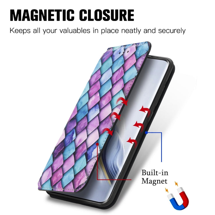 For Honor Magic6 Pro CaseNeo Colorful Magnetic Leather Phone Case(Rhombus Mandala) - Honor Cases by PMC Jewellery | Online Shopping South Africa | PMC Jewellery | Buy Now Pay Later Mobicred