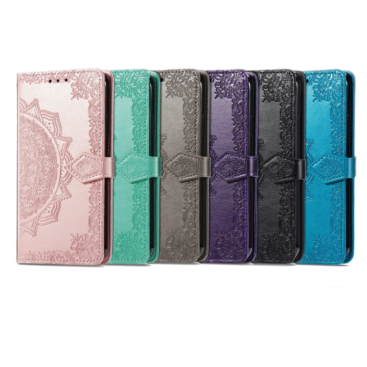 For Motorola Moto G 2024 Mandala Flower Embossed Leather Phone Case(Black) - Motorola Cases by PMC Jewellery | Online Shopping South Africa | PMC Jewellery | Buy Now Pay Later Mobicred