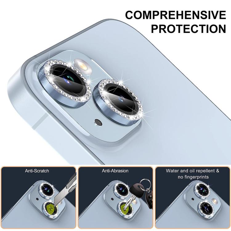 For iPhone 16e ENKAY AR Anti-reflection Individual Diamond Ring Camera Lens Glass Full Film(Golden) - free shipping - PMc TechLife - Order now!