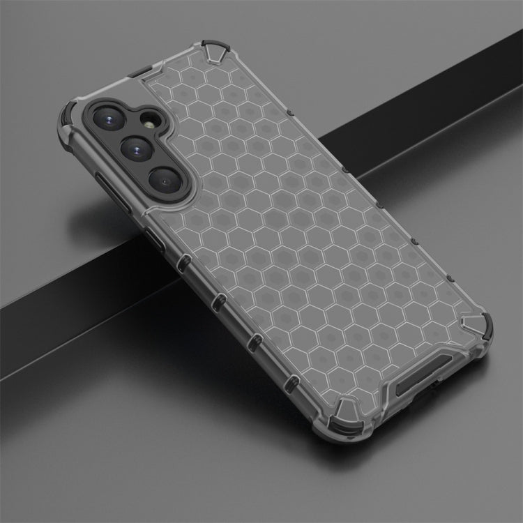 For Samsung Galaxy A55 Shockproof Honeycomb Phone Case(Black) - Galaxy Phone Cases by PMC TechLife | Online Shopping South Africa | PMC TechLife