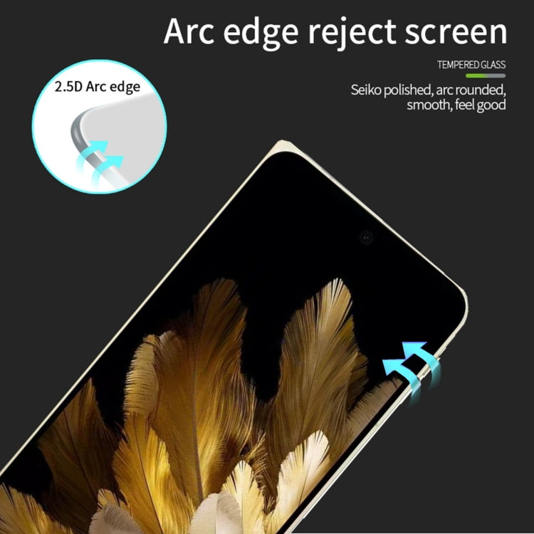 For OPPO Find N3 MOFI 9H 2.5D Full Screen Tempered Glass Film(Black) - OPPO Tempered Glass by MOFI | Online Shopping South Africa | PMC TechLife | Buy Now Pay Later Mobicred