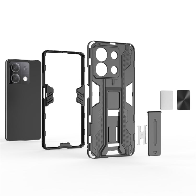 For Redmi Note 13 5G Supersonic Armor PC Hybrid TPU Phone Case(Green) - Note 13 Cases by PMC TechLife | Online Shopping South Africa | PMC TechLife | Buy Now Pay Later Mobicred