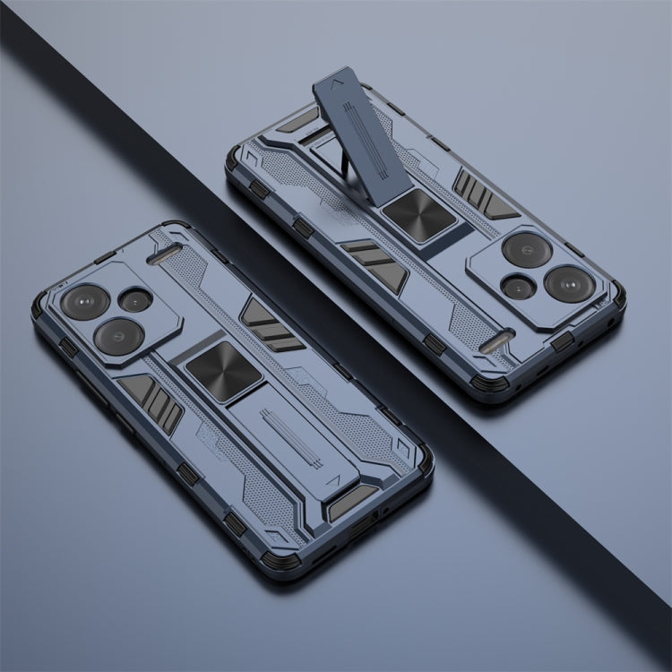 For Redmi Note 13 Pro+ Supersonic Armor PC Hybrid TPU Phone Case(Blue) - free shipping - PMC TechLife - Order now!