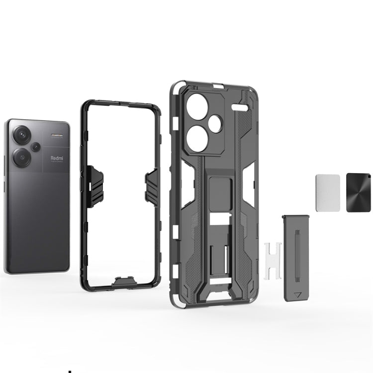 For Redmi Note 13 Pro+ Supersonic Armor PC Hybrid TPU Phone Case(Blue) - free shipping - PMC TechLife - Order now!