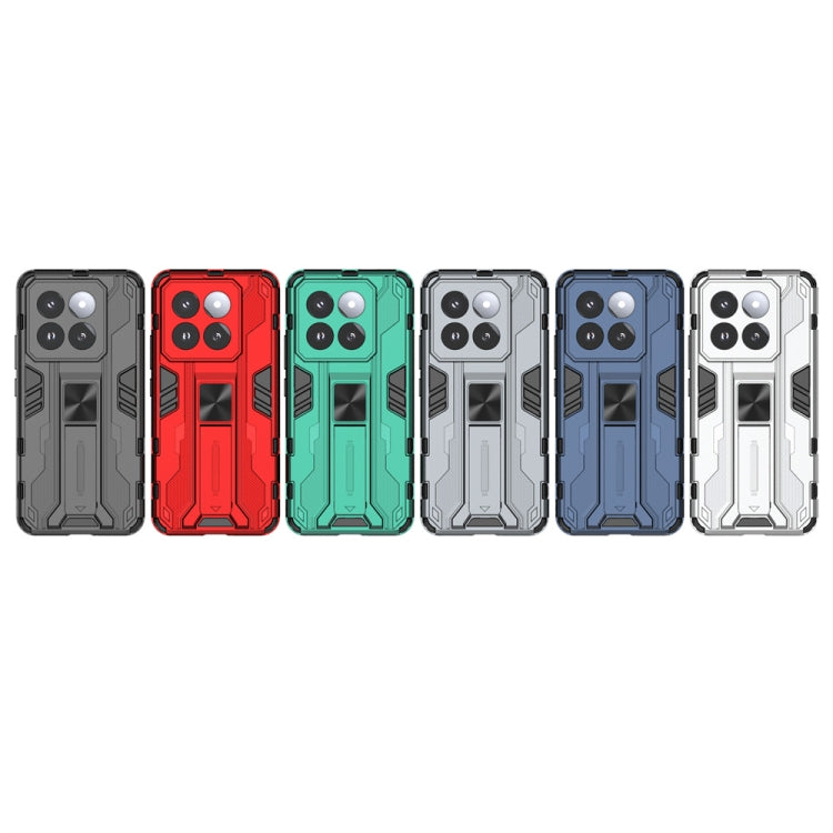 For Xiaomi 14 Pro Supersonic Armor PC Hybrid TPU Phone Case(Red) - 14 Pro Cases by PMC TechLife | Online Shopping South Africa | PMC TechLife | Buy Now Pay Later Mobicred