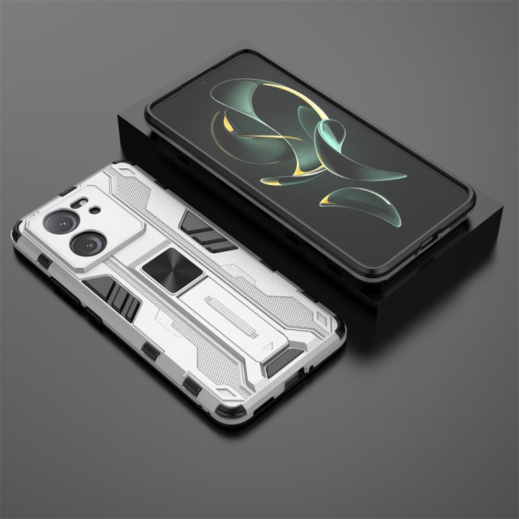 For Xiaomi 13T Pro Supersonic Armor PC Hybrid TPU Phone Case(Silver) - Xiaomi Cases by PMC TechLife | Online Shopping South Africa | PMC TechLife | Buy Now Pay Later Mobicred