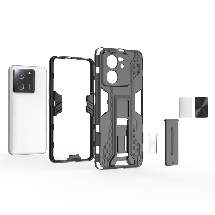 For Xiaomi 13T Pro Supersonic Armor PC Hybrid TPU Phone Case(Silver) - Xiaomi Cases by PMC TechLife | Online Shopping South Africa | PMC TechLife | Buy Now Pay Later Mobicred