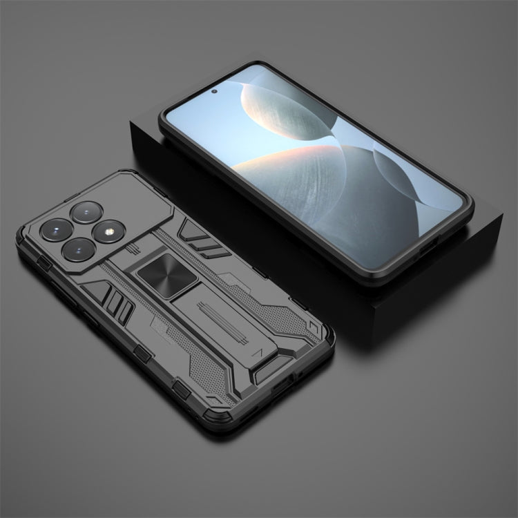 For Redmi K70 Supersonic Armor PC Hybrid TPU Phone Case(Black) - Xiaomi Cases by PMC TechLife | Online Shopping South Africa | PMC TechLife | Buy Now Pay Later Mobicred