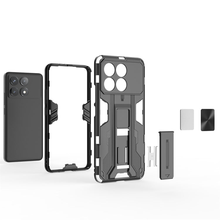For Redmi K70 Supersonic Armor PC Hybrid TPU Phone Case(Black) - Xiaomi Cases by PMC TechLife | Online Shopping South Africa | PMC TechLife | Buy Now Pay Later Mobicred