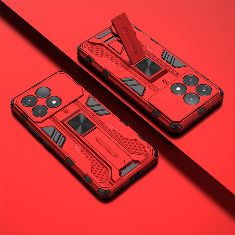 For Redmi K70 Supersonic Armor PC Hybrid TPU Phone Case(Red) - Xiaomi Cases by PMC TechLife | Online Shopping South Africa | PMC TechLife | Buy Now Pay Later Mobicred