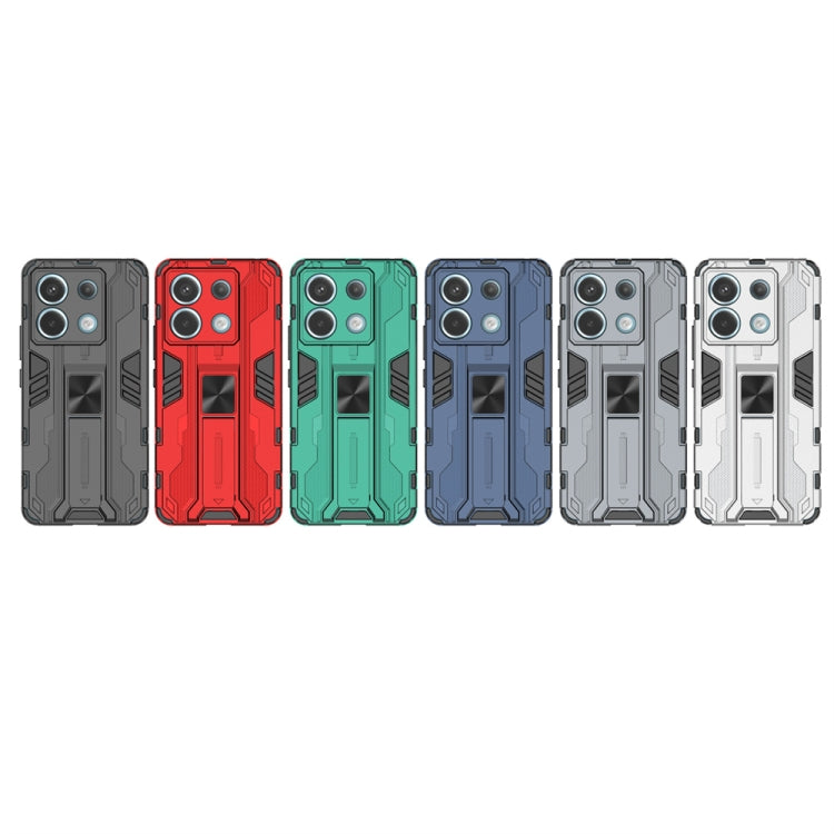 For Xiaomi Poco X6 Supersonic Armor PC Hybrid TPU Phone Case(Grey) - Xiaomi Cases by PMC TechLife | Online Shopping South Africa | PMC TechLife | Buy Now Pay Later Mobicred
