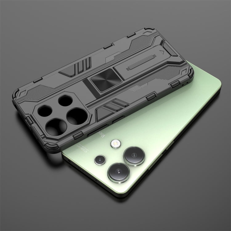 For Redmi Note 13 4G Supersonic Armor PC Hybrid TPU Phone Case(Green) - Note 13 Cases by PMC TechLife | Online Shopping South Africa | PMC TechLife | Buy Now Pay Later Mobicred