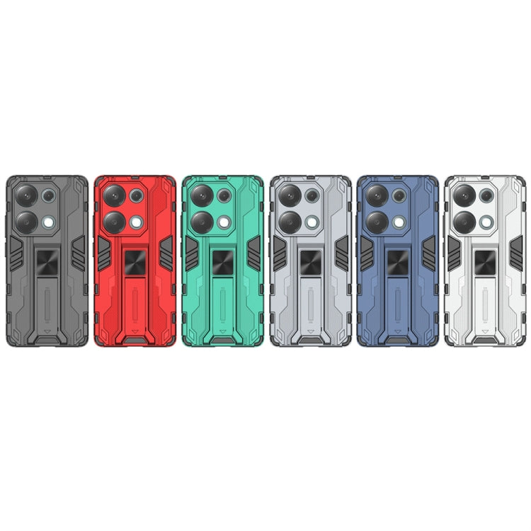 For  Redmi Note 13 Pro 4G Supersonic Armor PC Hybrid TPU Phone Case(Silver) - Note 13 Pro Cases by PMC TechLife | Online Shopping South Africa | PMC TechLife | Buy Now Pay Later Mobicred