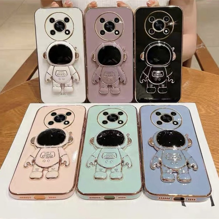 For Huawei Mate 50 Pro Electroplating Astronaut Holder Phone Case(Black) - free shipping - PMC TechLife - Order now!