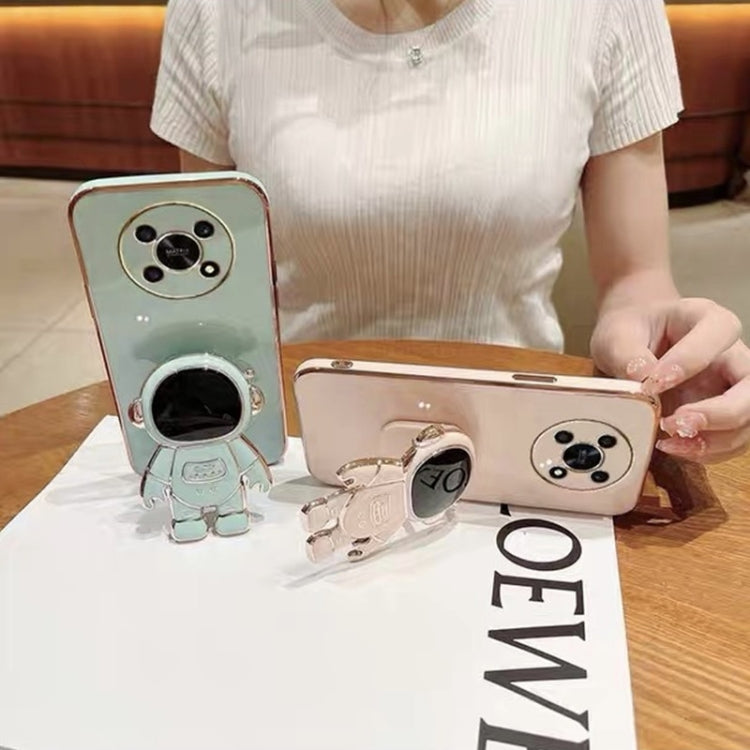 For Huawei Mate 50 Pro Electroplating Astronaut Holder Phone Case(Black) - free shipping - PMC TechLife - Order now!