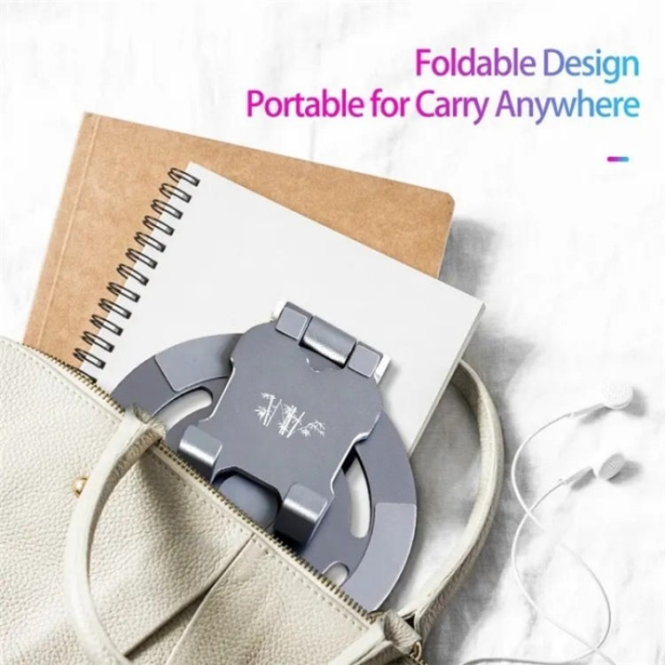 G60 Portable Folding 360-Degree Rotating Desktop Phone Tablet Holder(Red) - Stand by PMC TechLife | Online Shopping South Africa | PMC TechLife | Buy Now Pay Later Mobicred