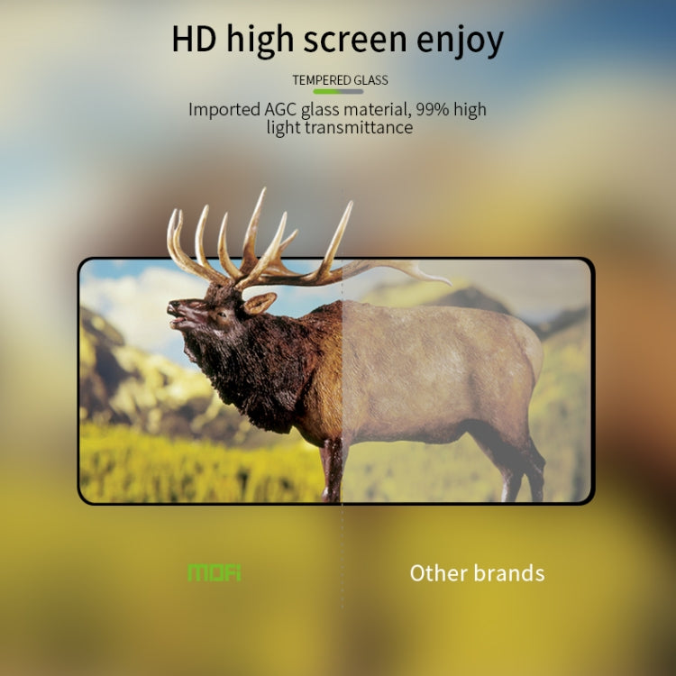 For vivo T3 MOFI 9H 2.5D Full Screen Tempered Glass Film(Black) - vivo Tempered Glass by MOFI | Online Shopping South Africa | PMC TechLife | Buy Now Pay Later Mobicred