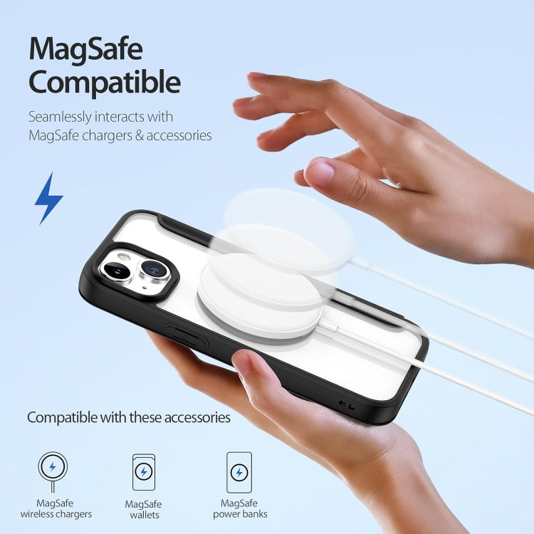 For iPhone 16 RFID Blocking Adsorption Flip MagSafe Leather Phone Case(Purple) - iPhone 16 Cases by PMC TechLife | Online Shopping South Africa | PMC TechLife | Buy Now Pay Later Mobicred
