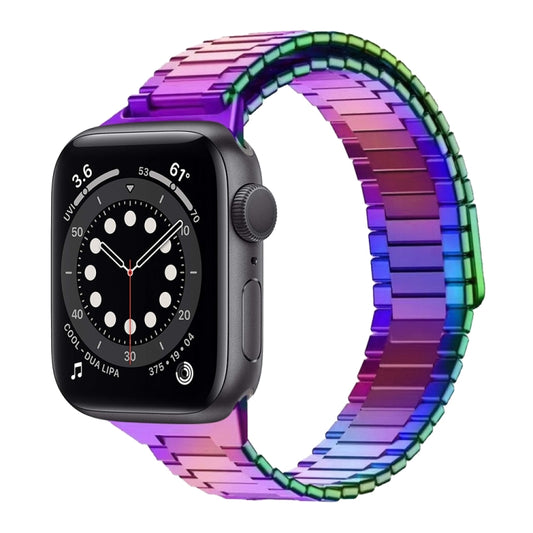 For Apple Watch Series 6 40mm Bamboo Magnetic Stainless Steel Metal Watch Strap(Color) - Watch Bands by PMC Jewellery | Online Shopping South Africa | PMC Jewellery