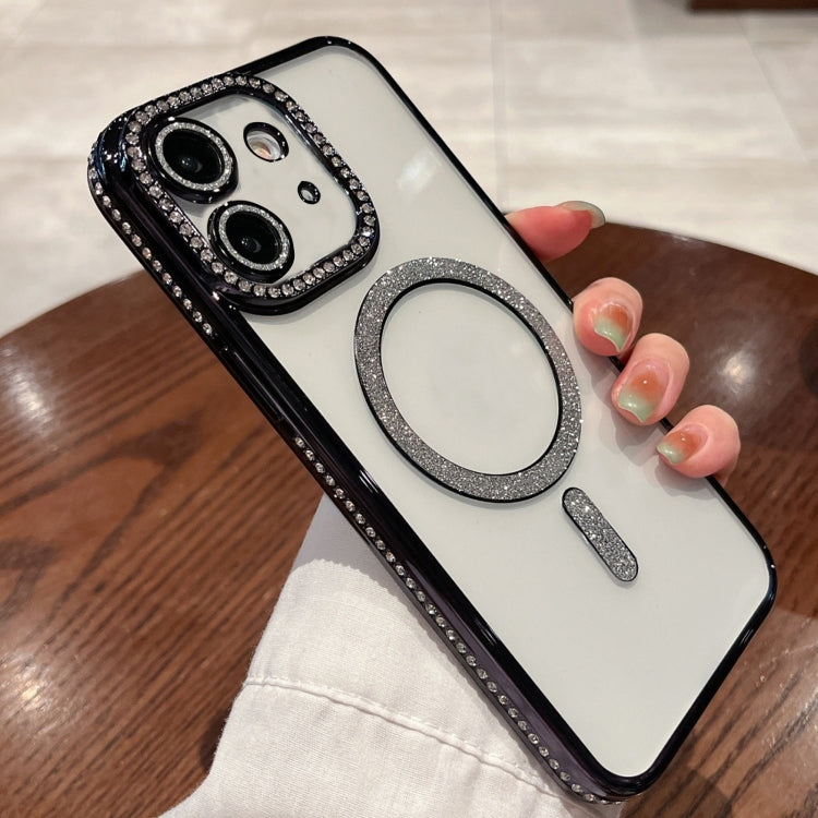 For iPhone  11 Diamond Plated MagSafe TPU Phone Case(Black) - iPhone 11 Cases by PMC TechLife | Online Shopping South Africa | PMC TechLife | Buy Now Pay Later Mobicred