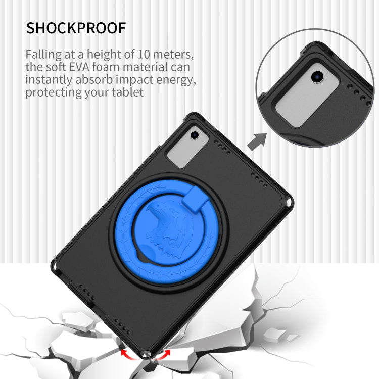 For Lenovo M10 Plus Gen3 TB-125F 10.6 EVA Hybrid PC Shockproof Tablet Case(Black) - Lenovo by PMC TechLife | Online Shopping South Africa | PMC TechLife | Buy Now Pay Later Mobicred