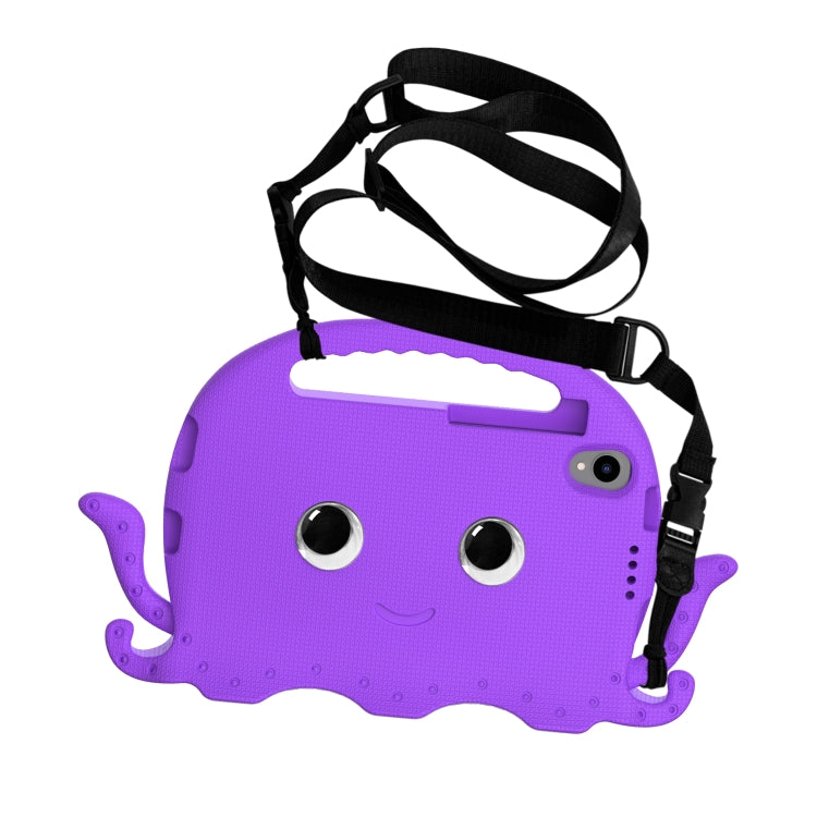 For TCL Tab 8 LE / WiFi 2023 Octopus Style EVA Hybrid PC Shockproof Tablet Case with Strap(Purple) - Others by PMC TechLife | Online Shopping South Africa | PMC TechLife | Buy Now Pay Later Mobicred