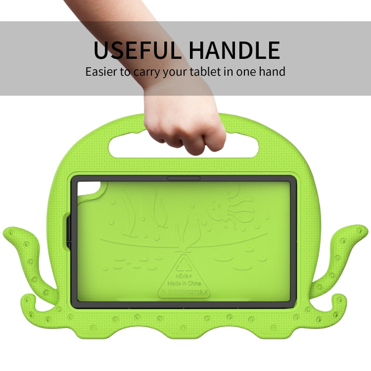 For TCL Tab 8 LE / WiFi 2023 Octopus Style EVA Hybrid PC Shockproof Tablet Case with Strap(Grass Green) - Others by PMC TechLife | Online Shopping South Africa | PMC TechLife | Buy Now Pay Later Mobicred