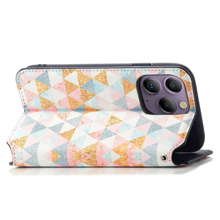 For Blackview  A96 CaseNeo Colorful Magnetic Leather Phone Case(Rhombus) - More Brand by PMC TechLife | Online Shopping South Africa | PMC TechLife