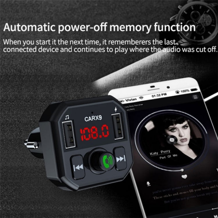 Dual USB Ports Car MP3 Player Automatic Power-off Memory Bluetooth Call FM Transmitter - Bluetooth Car Kits by PMC TechLife | Online Shopping South Africa | PMC TechLife | Buy Now Pay Later Mobicred