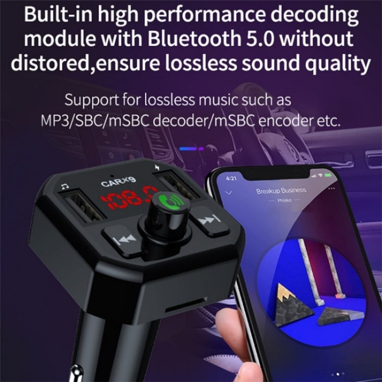 Dual USB Ports Car MP3 Player Automatic Power-off Memory Bluetooth Call FM Transmitter - Bluetooth Car Kits by PMC Jewellery | Online Shopping South Africa | PMC Jewellery | Buy Now Pay Later Mobicred