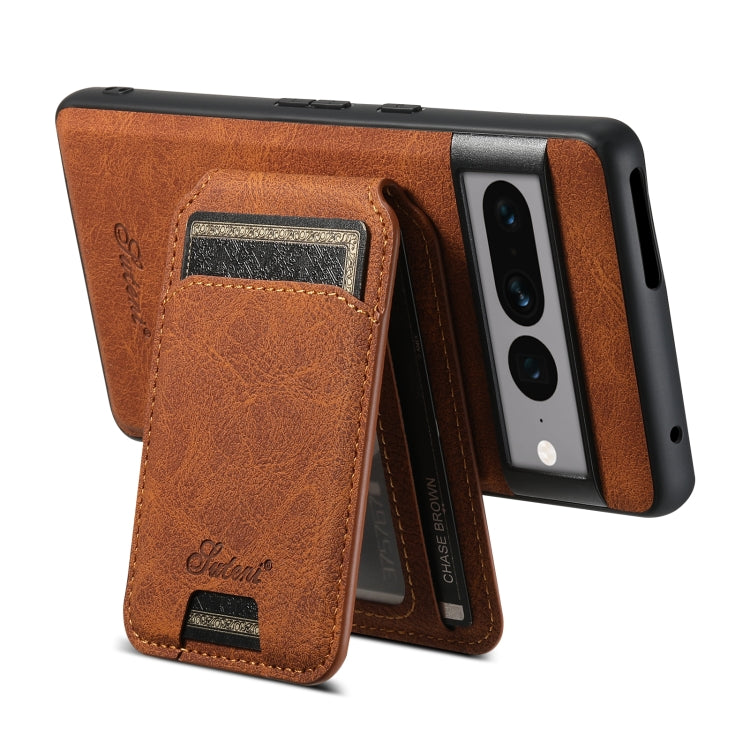 For Google Pixel 8 Suteni H16 Litchi Texture Leather Detachable Wallet Back Phone Case(Blue) - Google Cases by Suteni | Online Shopping South Africa | PMC TechLife | Buy Now Pay Later Mobicred