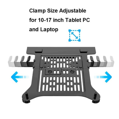 NORTH BAYOU NB FP-2 Notebook Tray Compatible VESA 100x100mm for 10 -17 inch Laptop Mount Holder - Laptop Stand by PMC Jewellery | Online Shopping South Africa | PMC Jewellery | Buy Now Pay Later Mobicred