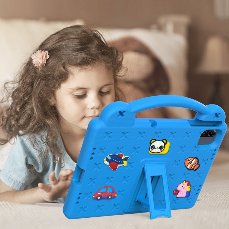 For Honor Pad X8a Handle Kickstand Children EVA Shockproof Tablet Case(Sky Blue) - Honor by PMC TechLife | Online Shopping South Africa | PMC TechLife | Buy Now Pay Later Mobicred