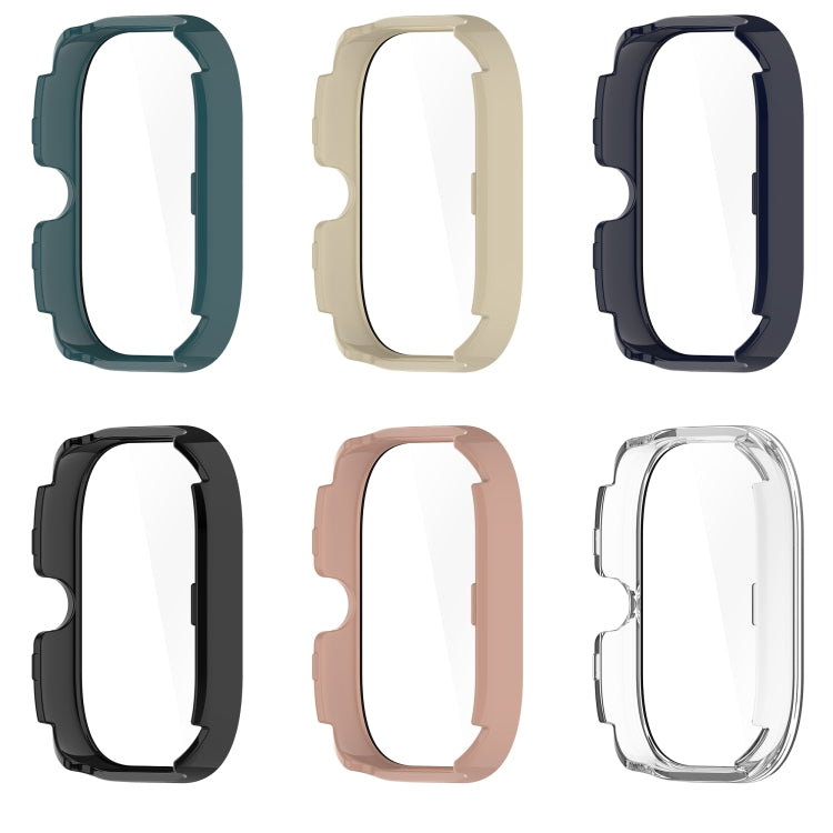 For Redmi Watch 4 Tempered Film Integrated PC Watch Protective Case(White) - Watch Cases by PMC TechLife | Online Shopping South Africa | PMC TechLife | Buy Now Pay Later Mobicred