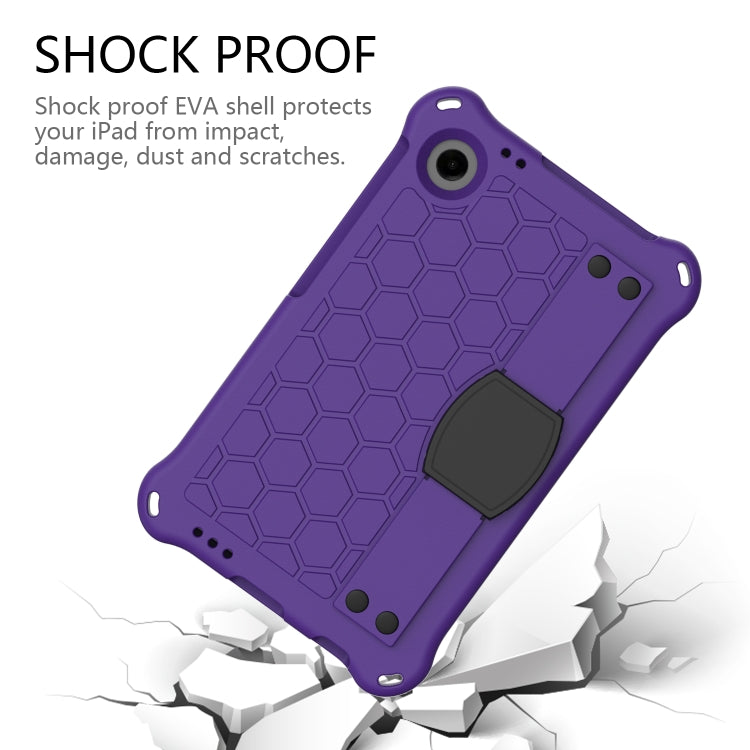 For Blackview Tab 60 8.7 2023 Honeycomb EVA Hybrid PC Tablet Case with Strap(Purple+Black) - Others by PMC TechLife | Online Shopping South Africa | PMC TechLife