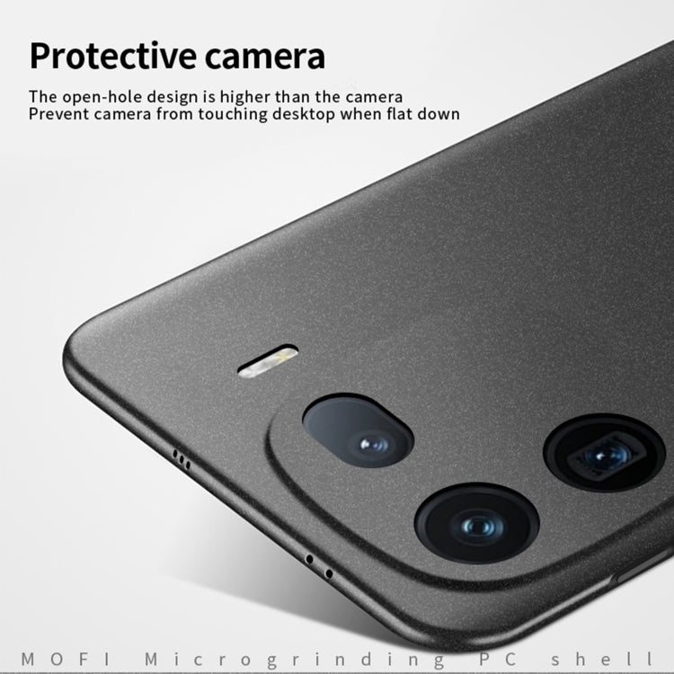 For vivo iQOO 12 MOFI Fandun Series Frosted PC Ultra-thin All-inclusive Phone Case(Black) - iQOO 12 Cases by MOFI | Online Shopping South Africa | PMC Jewellery