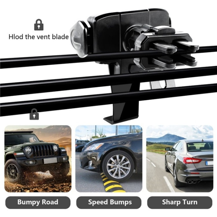 360 Degree Rotation Mobile Phone Holder Bracket Car Air Outlet Clip Mount - Car Holders by PMC Jewellery | Online Shopping South Africa | PMC Jewellery | Buy Now Pay Later Mobicred